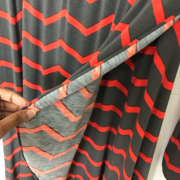 EUC MORE of Me Chevron striped maternity dress - Picture 3 of 9